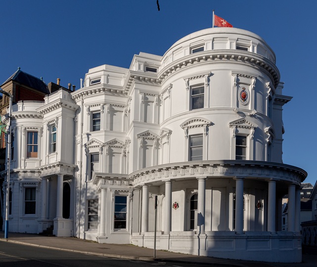 The Tynwald - Isle of Man Parliament building, Douglas, Isle of Man, British Isles